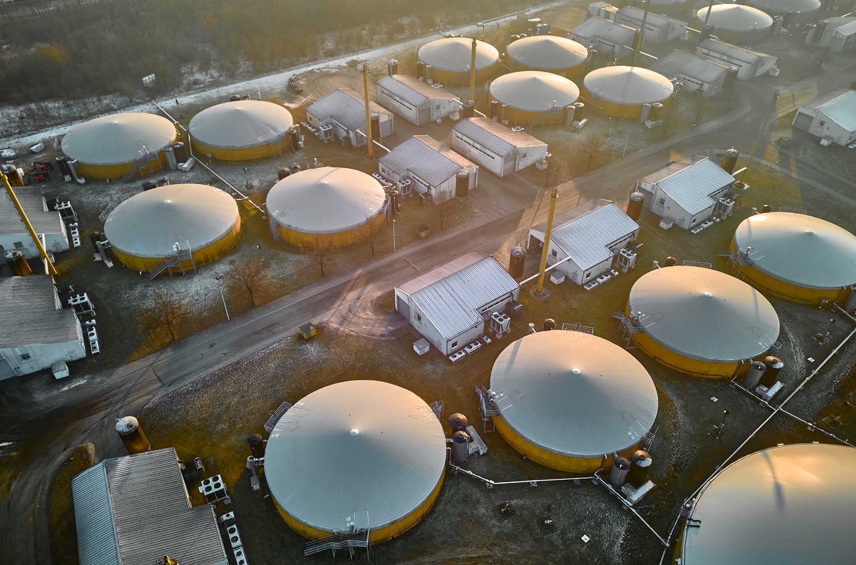 Biogasanlage mit Biomethanaufbereitung