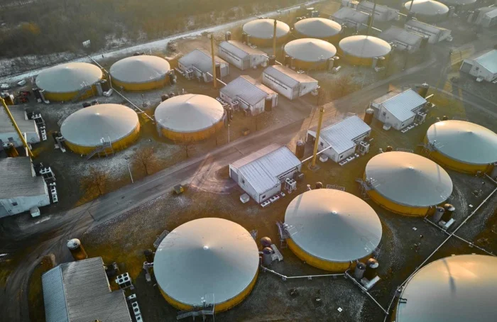 Biogasanlage mit Biomethanaufbereitung